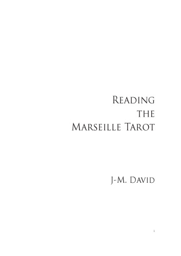 Reading the Marseille Tarot