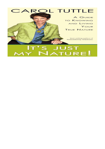 It's Just My Nature!