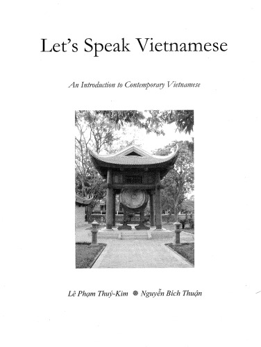 Let's Speak Vietnamese: An Introduction to Contemporary Vietnamese