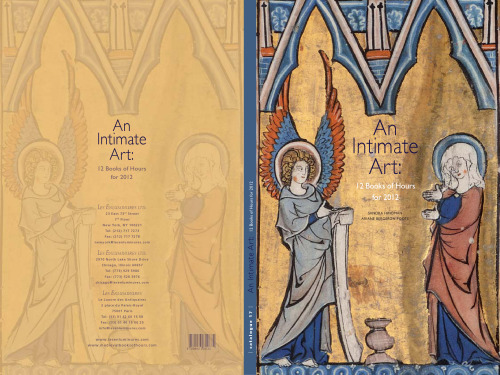 An intimate art : 12 books of hours for 2012
