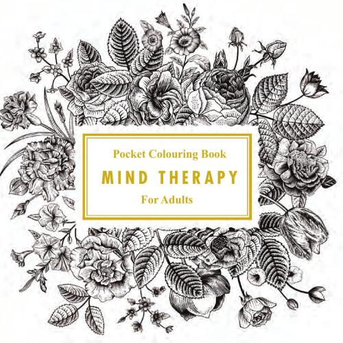 Mind Therapy: Pocket Colouring Book for Adults