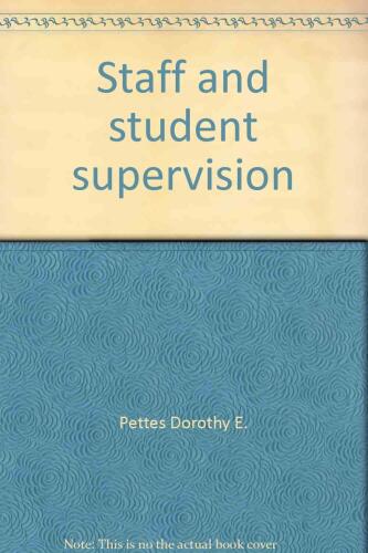 Staff and Student Supervision