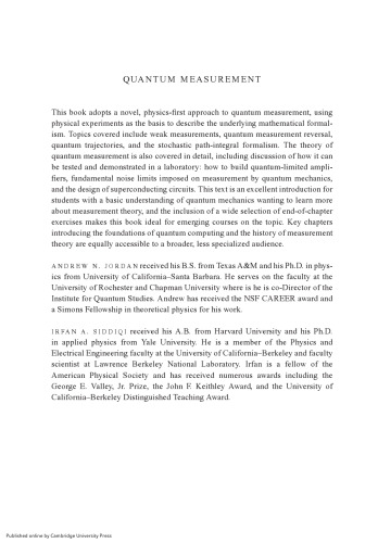 Quantum Measurement: Theory and Practice