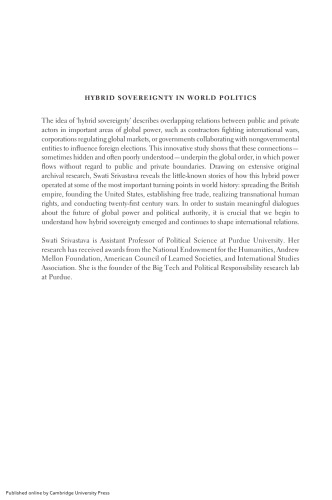 Hybrid Sovereignty in World Politics