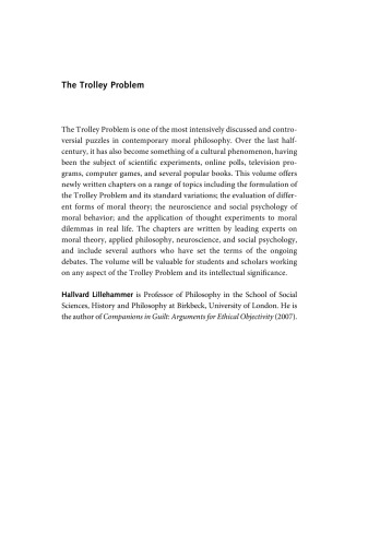 The Trolley Problem