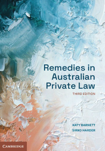 Remedies in Australian Private Law