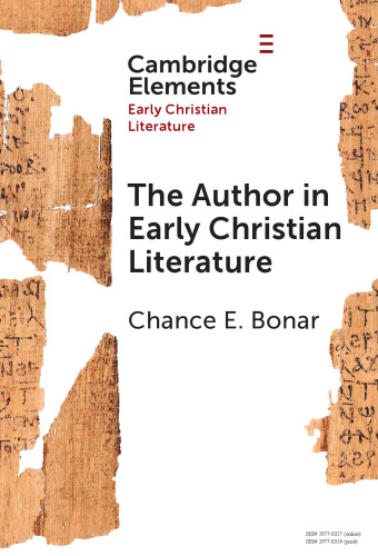 The Author in Early Christian Literature