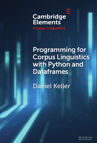 Programming for Corpus Linguistics with Python and Dataframes
