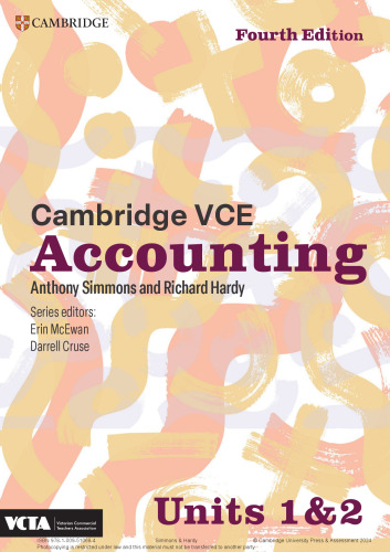 Cambridge VCE Accounting Units 1&2