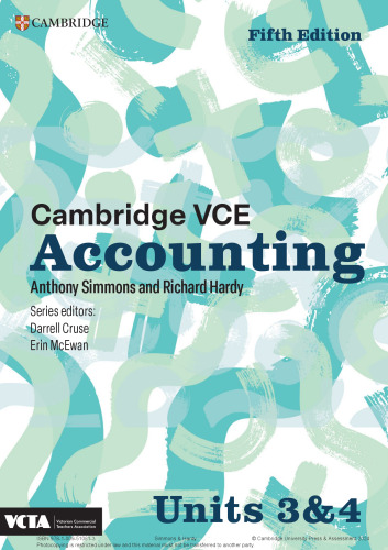 Cambridge VCE Accounting Units 3&4