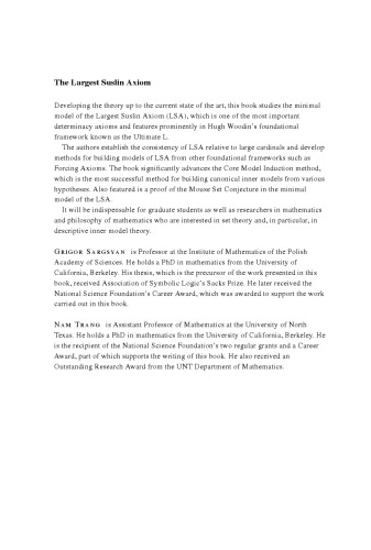 The Largest Suslin Axiom