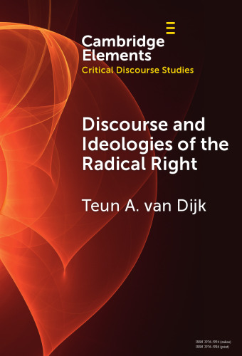 Discourse and Ideologies of the Radical Right