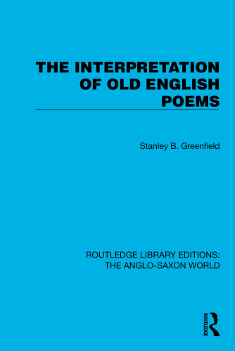 Routledge Library Editions: The Anglo-Saxon World