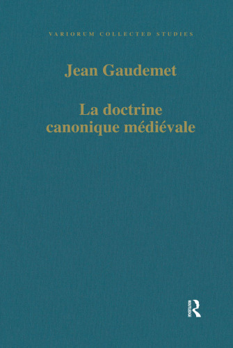 La doctrine canonique médiévale