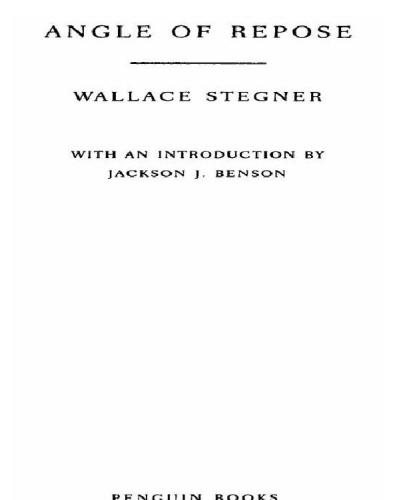 Angle of Repose (Penguin Twentieth-Century Classics)
