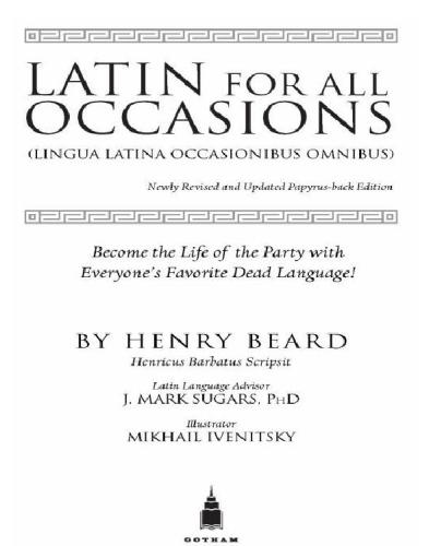 Latin for All Occasions