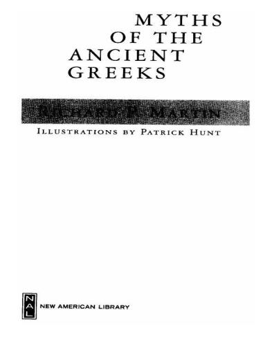 Myths of the Ancient Greeks