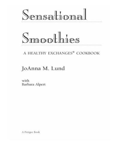 Sensational Smoothies