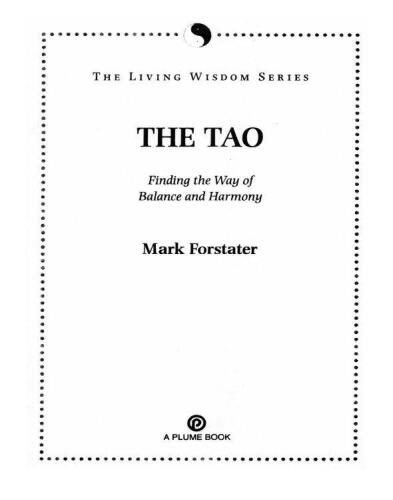 The Tao: The Living Wisdom Series