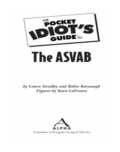 The Pocket Idiot's Guide to the ASVAB