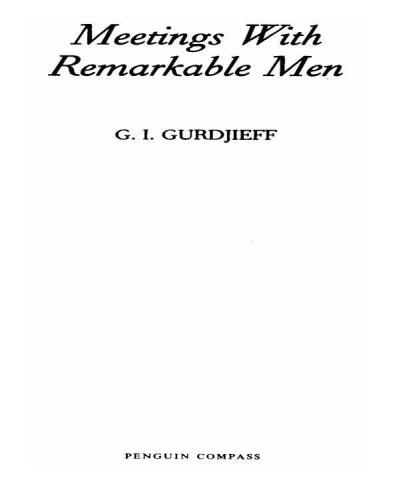 Meetings with Remarkable Men