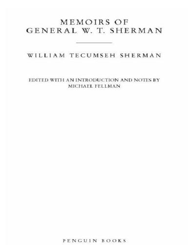 Memoirs of General W.T. Sherman