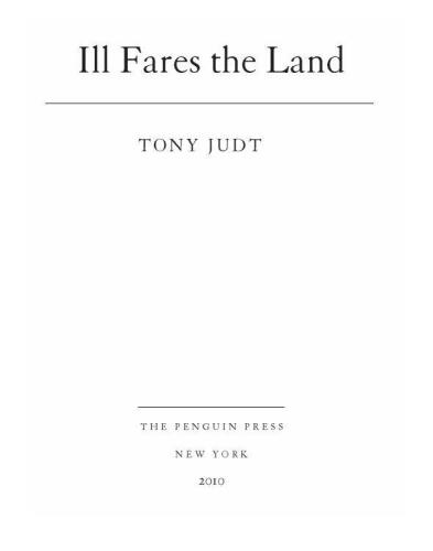 Ill Fares the Land
