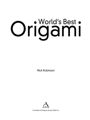 World's Best Origami