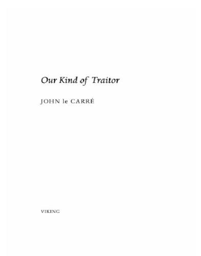 Our Kind of Traitor