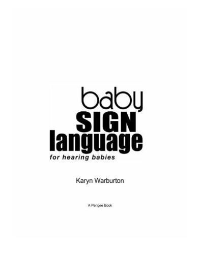 Baby Sign Language