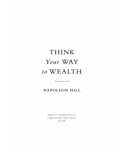 Think Your Way to Wealth