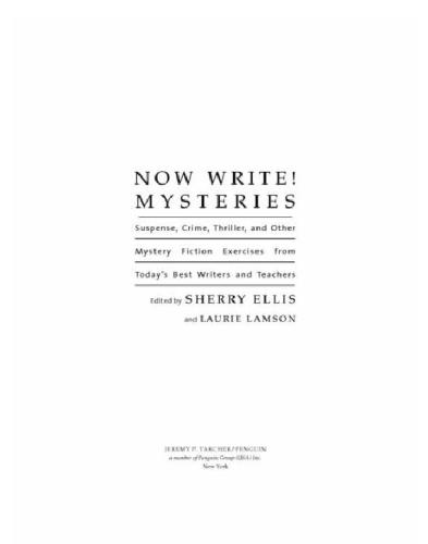 Now Write! Mysteries