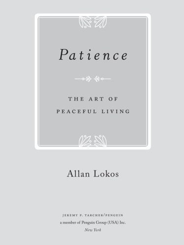 Patience: the art of peaceful living