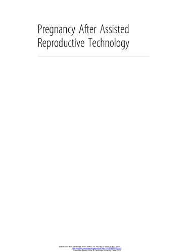 Pregnancy After Assisted Reproductive Technology