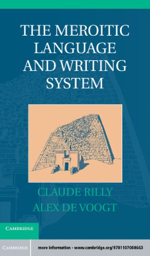 The Meroitic language and writing system