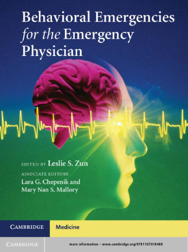 Behavioral Emergencies for the Emergency Physician