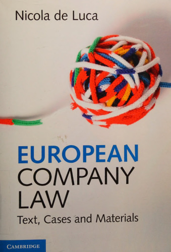 European company law: text, cases and materials
