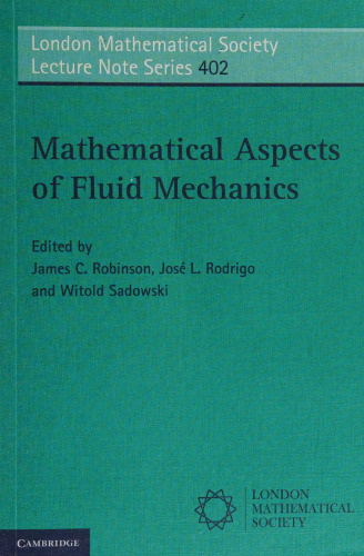 Mathematical Aspects of Fluid Mechanics