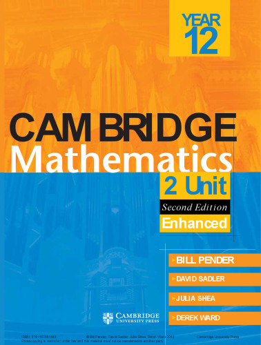 Cambridge Mathematics 2 Unit HSC