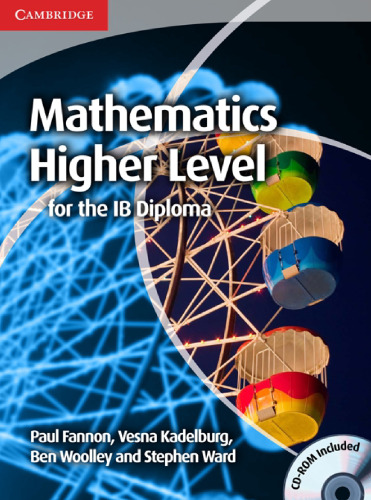 Mathematics for the IB Diploma: Higher Level HL with CD-ROM