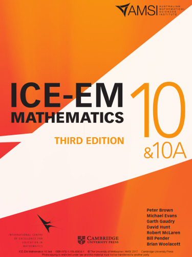 ICE-EM Mathematics, 10 & 10A