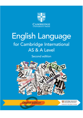 Cambridge International AS and A Level English textbook handbook- Gould, Mike, Rankin, Marilyn