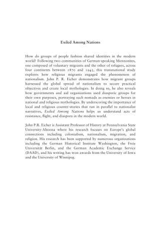 Exiled Among Nations: German and Mennonite Mythologies in a Transnational Age