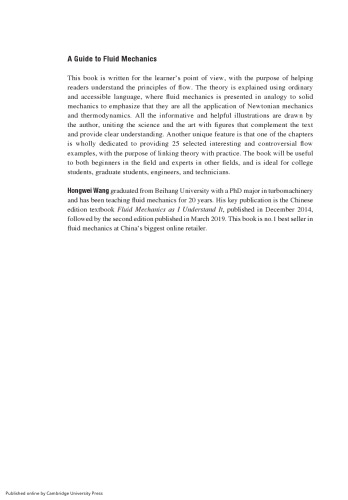 A Guide to Fluid Mechanics