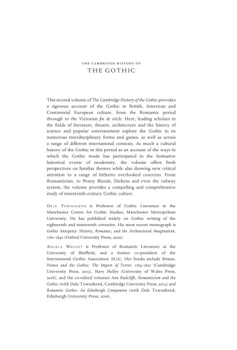 The Cambridge History of the Gothic