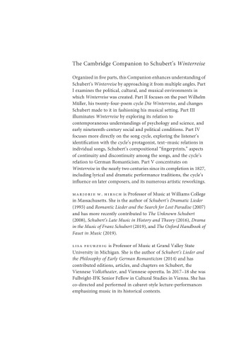 The Cambridge Companion to Schubert's ‘Winterreise'