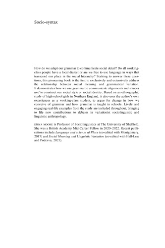Socio-syntax: Exploring the Social Life of Grammar