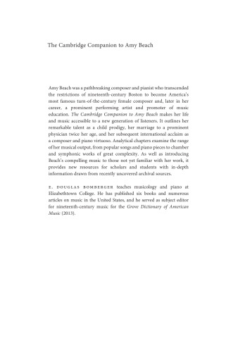The Cambridge Companion to Amy Beach