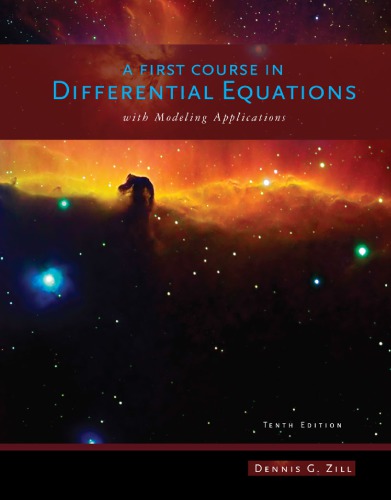 A First Course in Differential Equations