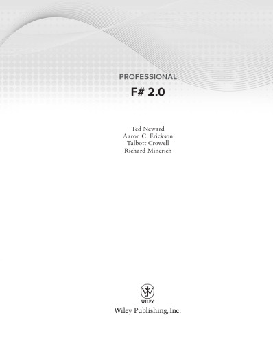 Professional F# 2.0